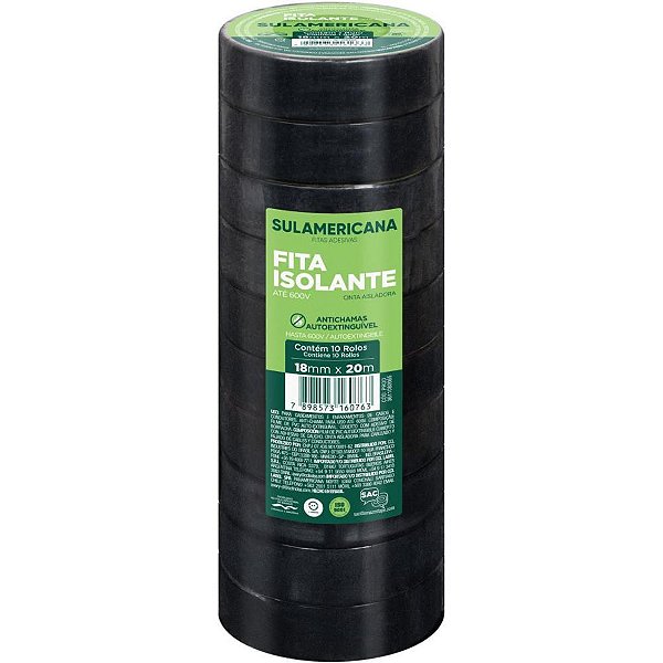 Fita Isolante 18MMX20M. ANTI Chama PCT.C/10
