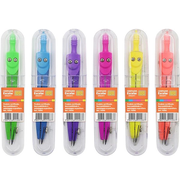 Compasso Neon Fever 6 Cores CX.C/24