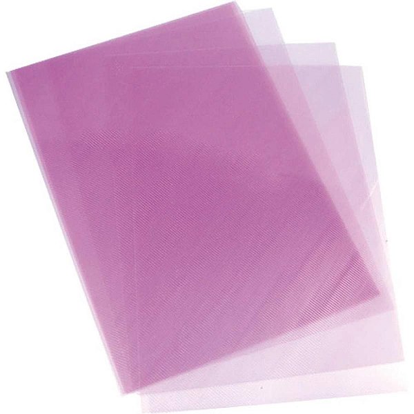 Capa para Encadernacao A4 Rosa Line (0,30) PCT.C/50