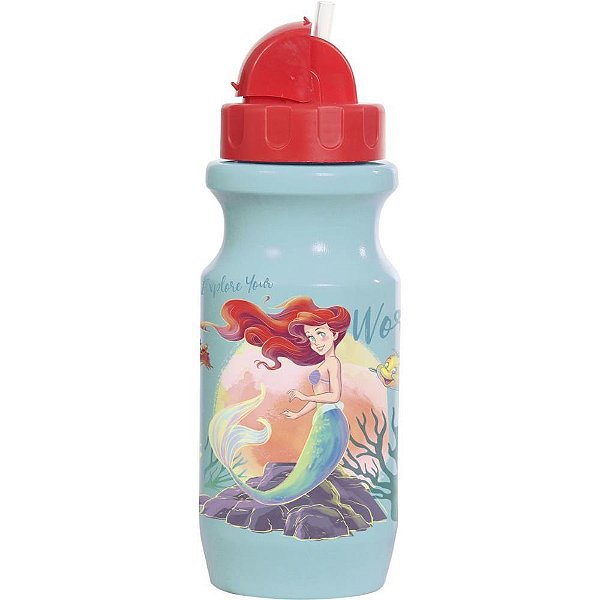 Garrafa Plastica Princesas Retratil 580ML