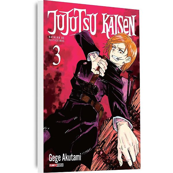 Livro Manga Jujutsu Kaisen N.03