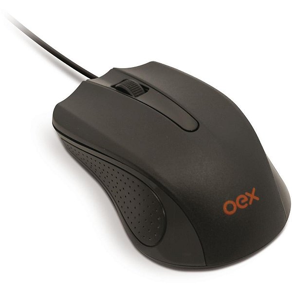 Mouse Optico USB 1200DPI 3BOTOES Preto