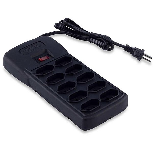 Filtro de Linha 10 Tomadas PROT/ADAPT 1,2M PT