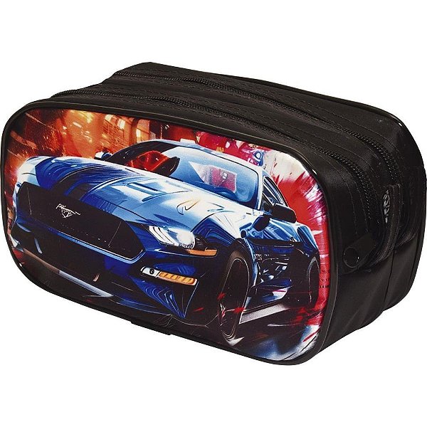 Estojo Duplo Carros de Corrida