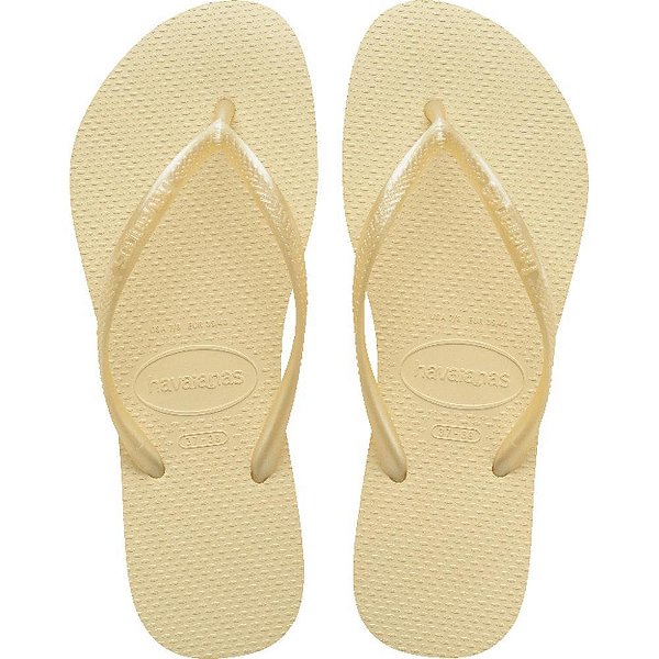 Chinelo Havaianas Feminino SLIM 39/0 Buttercream PAR