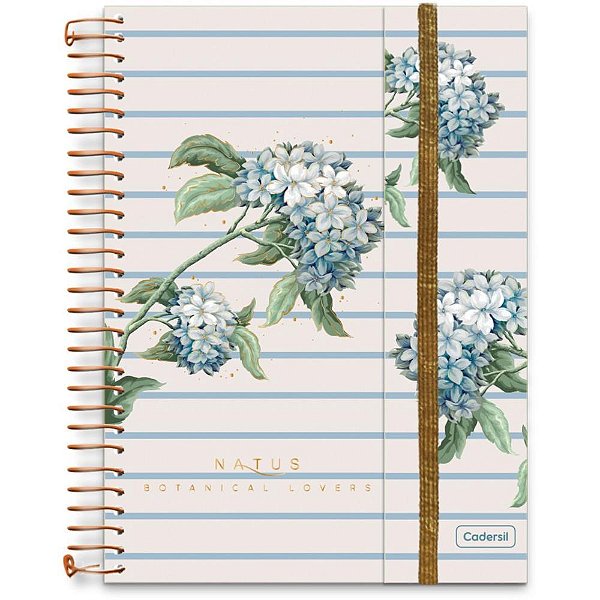 Caderno 01X1 Cp.dura Colegial Natus C/ELAS+BLOCOS ADES.80F(S