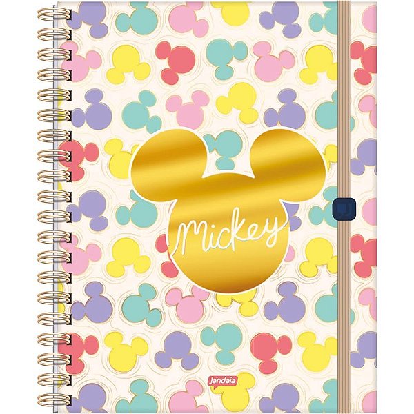 Caderno 01X1 Capa Dura Mickey ARTS Neo 80FLS.