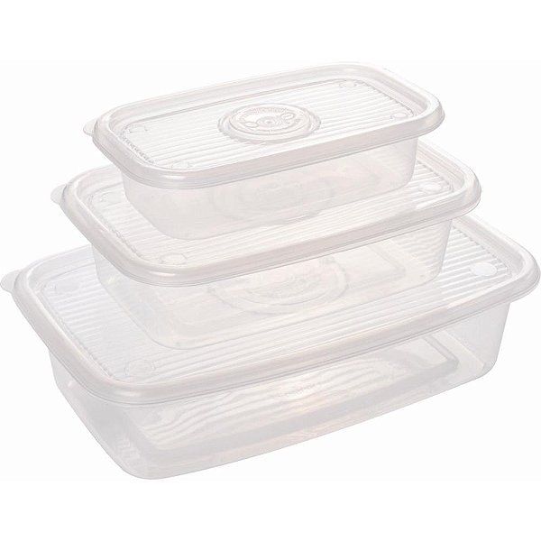 Pote Plastico CONJ 3 Potes POP RET. P/M/G KIT