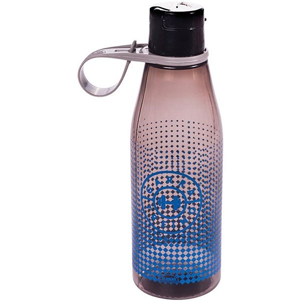 Garrafa Plastica ABRE Facil Fitness 530ML Preta