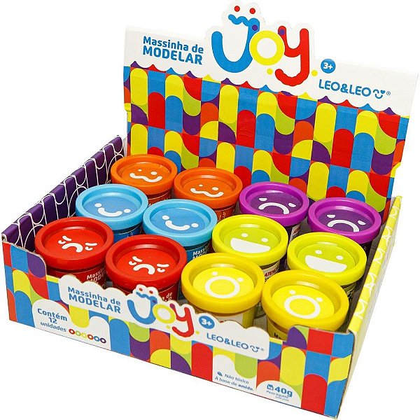 Massa para Modelar Criativa Color JOY 6CORES 40G DP.C/12
