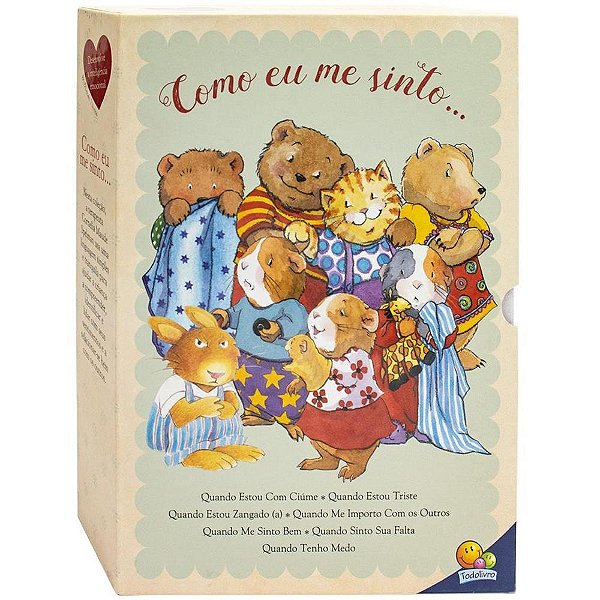 Livro Infantil Ilustrado Como ME Sinto C.D BOX Ed.luxo DP.C/07