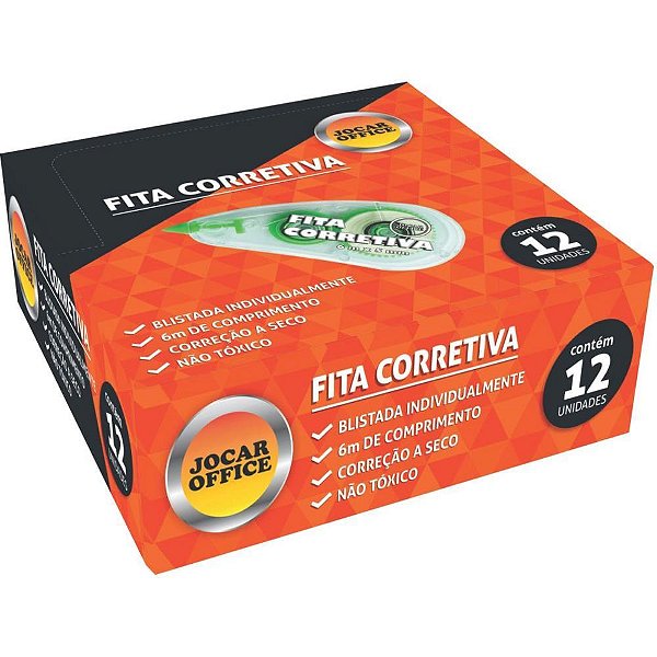 Corretivo em Fita Jocar Office 6M CX.C/12