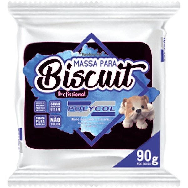 Massa de Porcelana Fria Biscuit 90G Preto CX.C/12