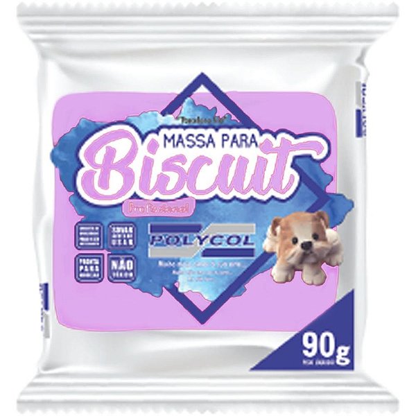 Massa de Porcelana Fria Biscuit 90G Lilas CX.C/12