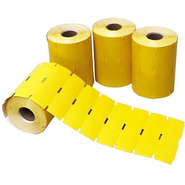 Etiqueta para Marcacao Gondola 105X30MM C/1000 Amarel CX.C/12