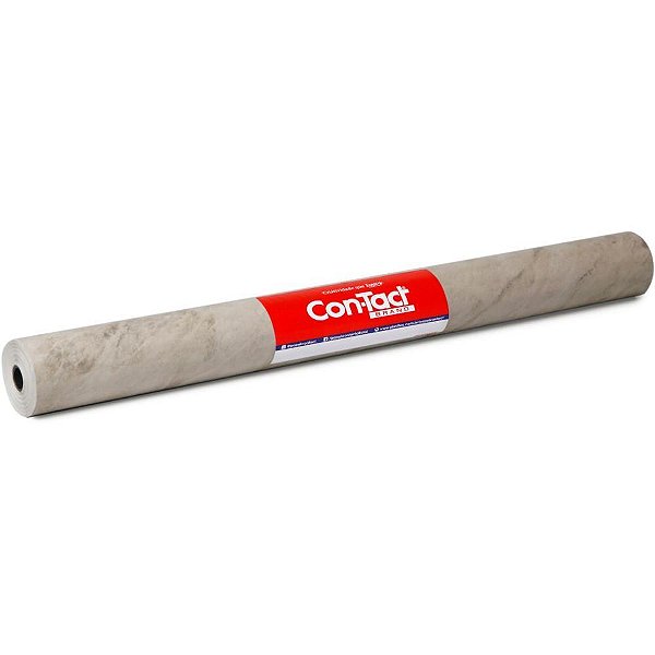 Contact Decorado 45CMX10M Marmore Travertino Brilho Rolo