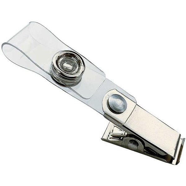 Presilha para Cracha Metal Removivel C/FECHO PLAST. PCT.C/100