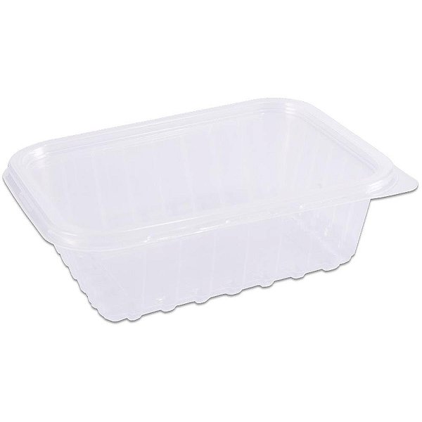 Pote Descartavel 750ML.RETANGULAR C/TAMPA PCT.C/24