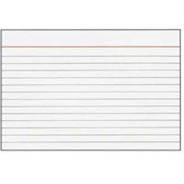 Ficha Pautada 6X9 N.4 PCT/100