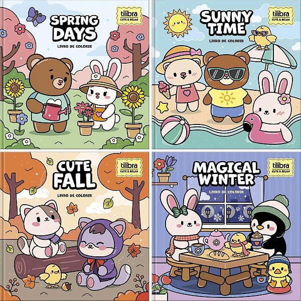 Livro de Colorir Relax Seas 46FLS 5 Capas 22X22 PCT.C/05