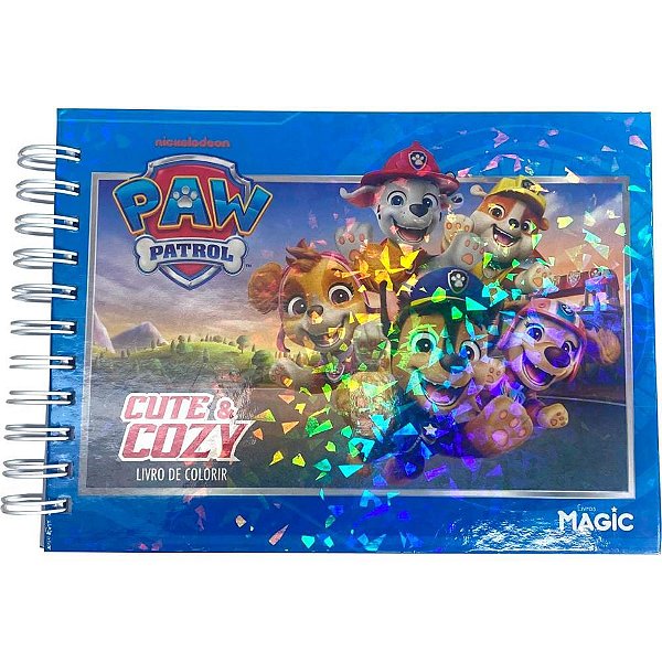 Livro de Colorir Patrulha Canina Cute 96PGS CD