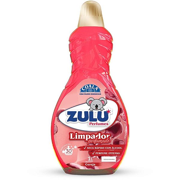 Limpador Multiuso Zulu Cereja 1L CX.C/12