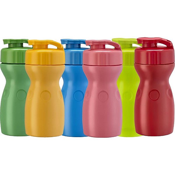Garrafa Plastica Veneza Colorida Mais 350ML(S) CX.C/24