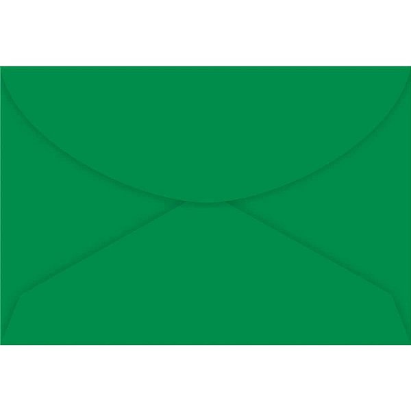 Envelope Visita Colorido Verde Escuro Color PLUS 80G. CX.C/100