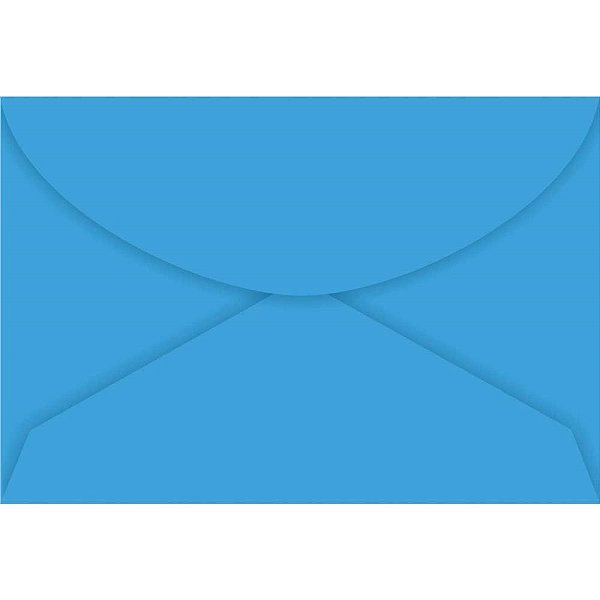 Envelope Visita Colorido Azul Royal Color PLUS 80G. CX.C/100