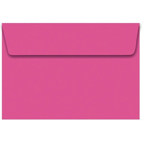 Envelope Convite Colorido 162X229MM PINK C.PLUS 80G CX.C/100