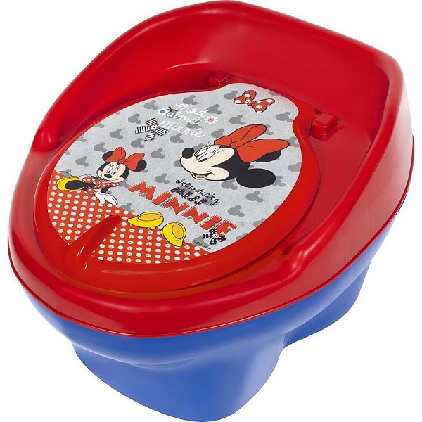 Troninho e Redutor Minnie AZUL/VERMELHO