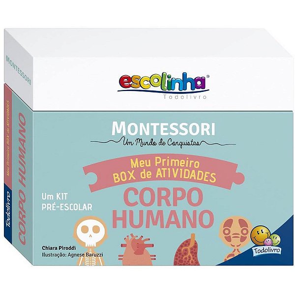 Livro de Atividades Escolinha Montessori Corpo HUM