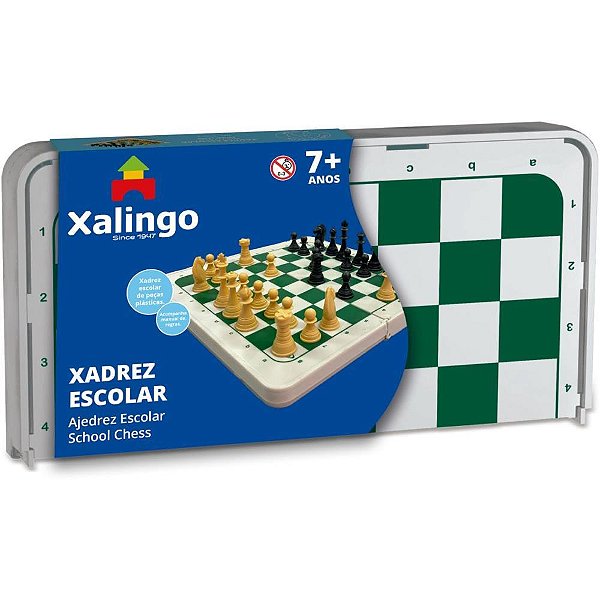 Jogo de Xadrez Escolar (plastico)