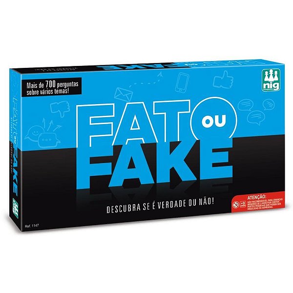 Jogo de Tabuleiro Fato ou Fake?