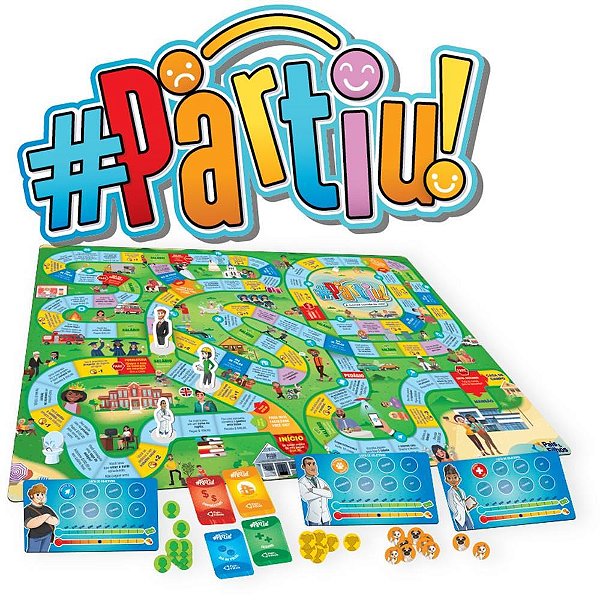 Jogo de Tabuleiro Partiu Incrivel Corrida