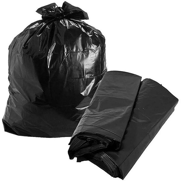 Saco para Lixo 200L Preto 90X105CM EXTRA PCT.C/50