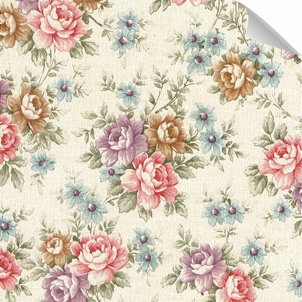 Plastico Adesivo 45CMX15M Romantic Rolo