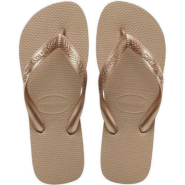 Chinelo Havaianas TOP 39/0 Rose GOLD PAR