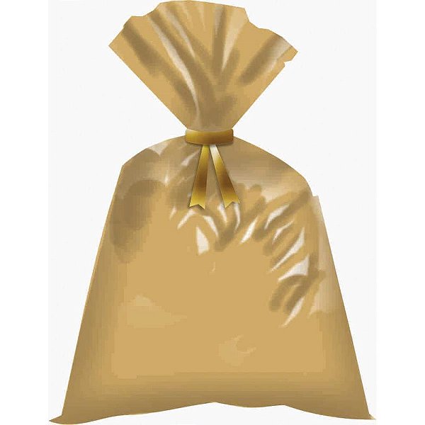 Saco Metalizado 45X60CM OURO/PRATA/VERM.SORTIDOS PCT.C/50