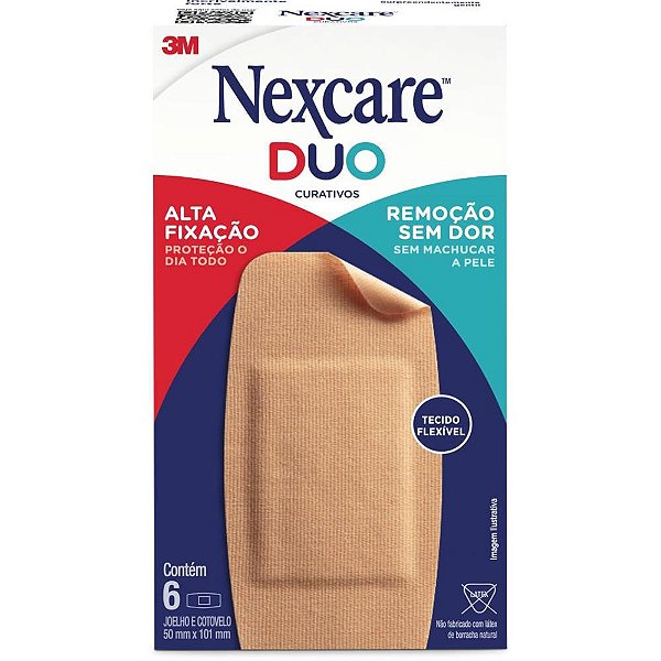 Produtos Farma Nexcare CUR. Duo Joelho C/6 Caixa