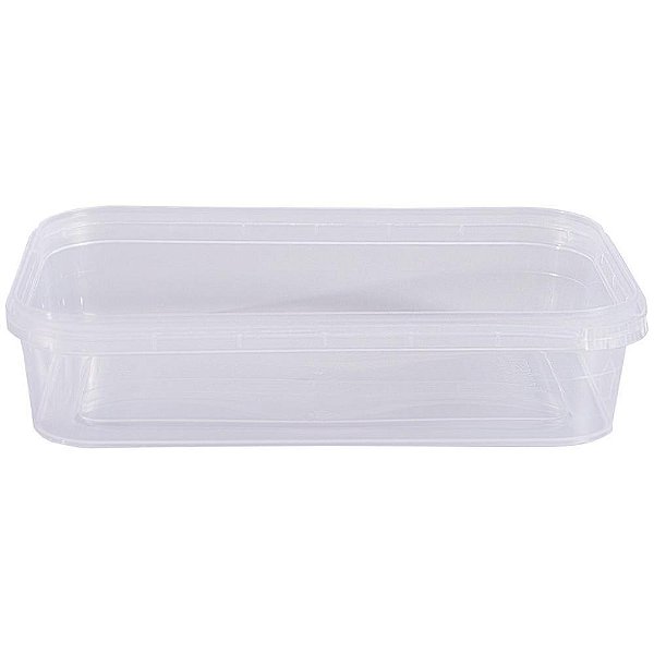 Pote Descartavel 350ML. Retangular C/LACRE PCT.C/10