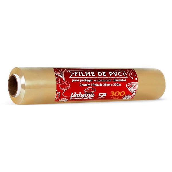 Plastico para Alimentos Filme PVC Refil 28CMX300M. Rolo