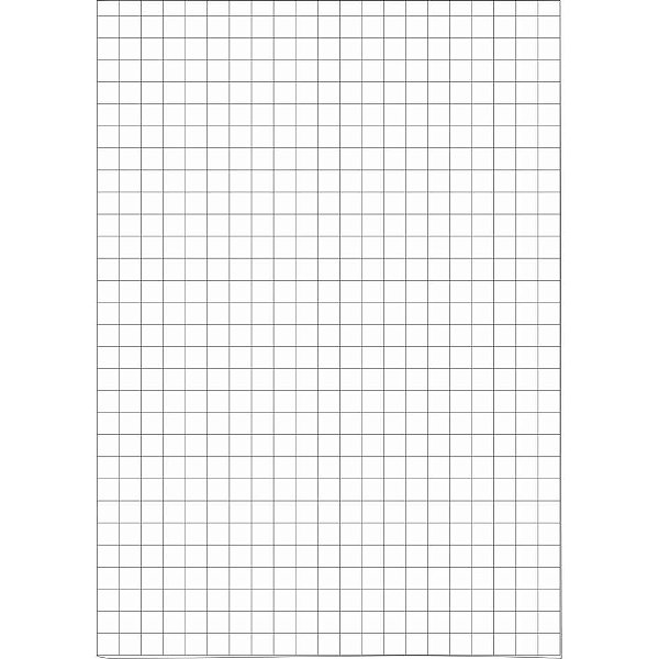 Papel Almaco Quadriculado 1X1CM PCT.C/200