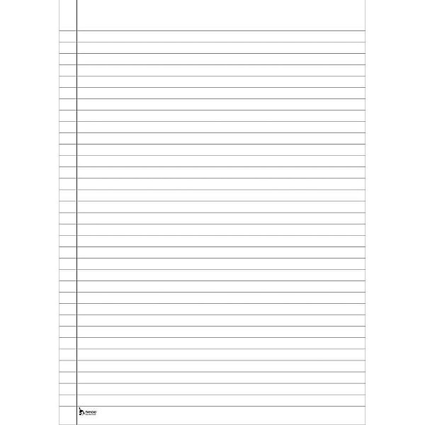 Papel Almaco Pauta e Margem 300X412MM PCT.C/400