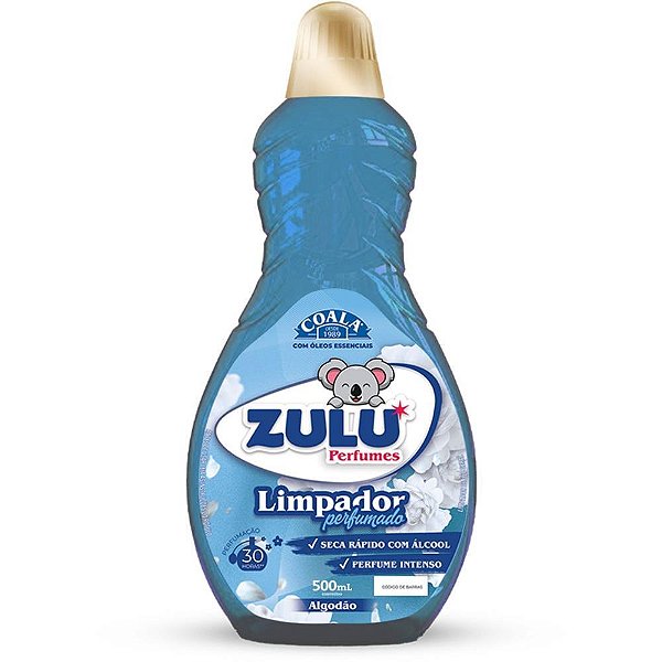 Limpador Multiuso Zulu Algodao 500ML CX.C/12