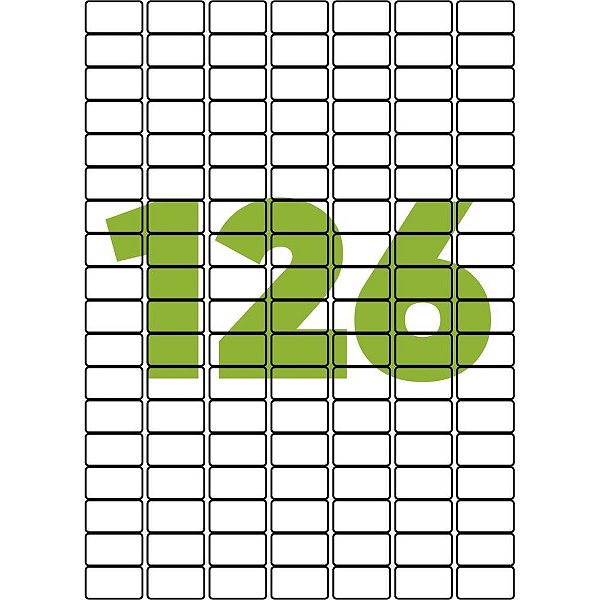 Etiqueta A4 A4349 100FLS 26,0X15,0 MM CX.C/12600