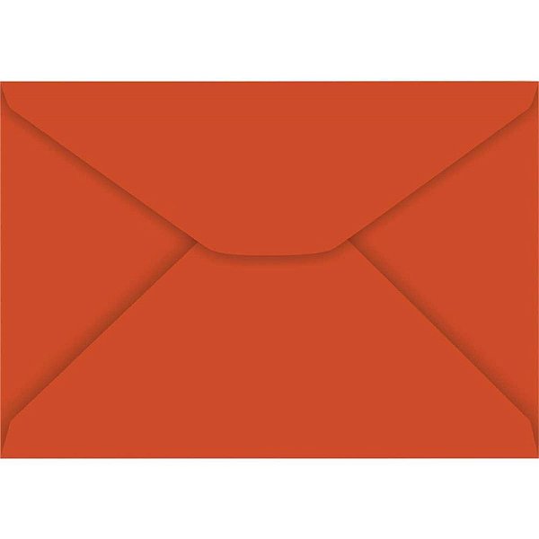 Envelope Carta Colorido 114X162MM Vermelho 80G CX.C/100
