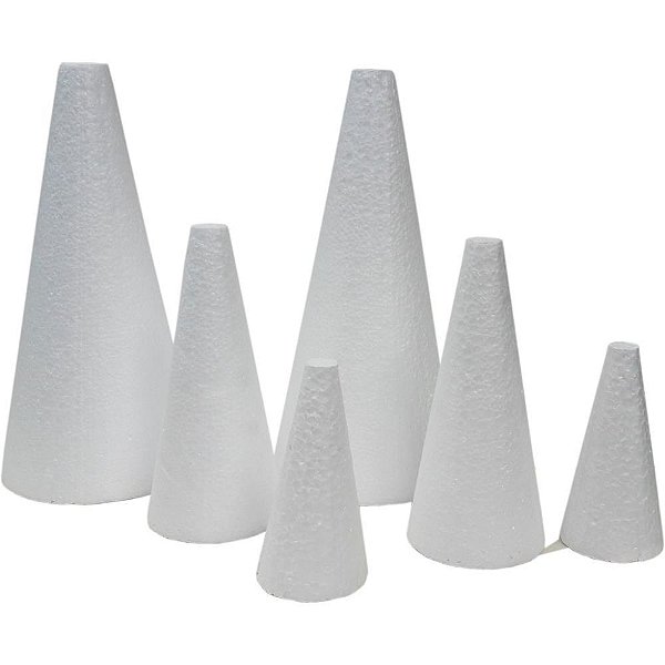 Cone em EPS 170MM Base X 360MM Altura C/02 Pacote
