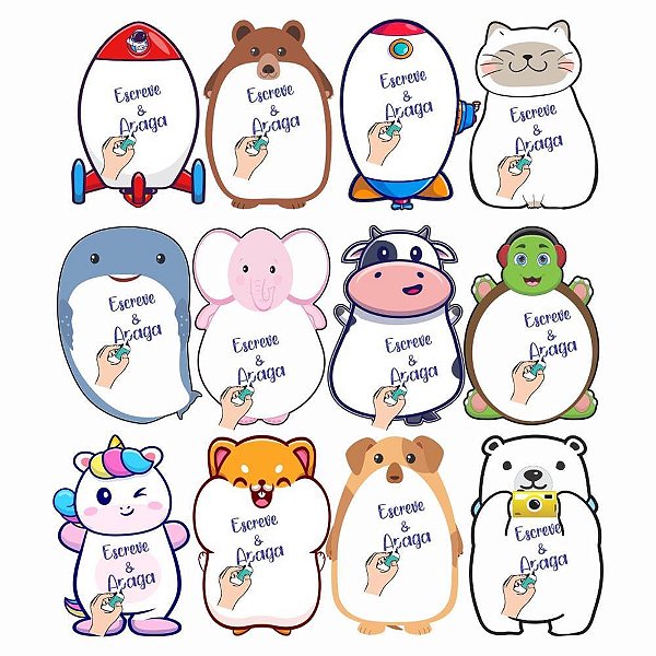 Lousa Infantil 30X22CM Modelos Sortidos DP.C/12