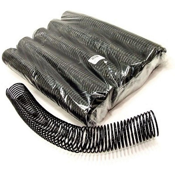 Espiral para Caderno 50MM Preto C/12UN. P/450FLS. Pacote